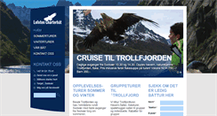 Desktop Screenshot of lofotencharterbat.no